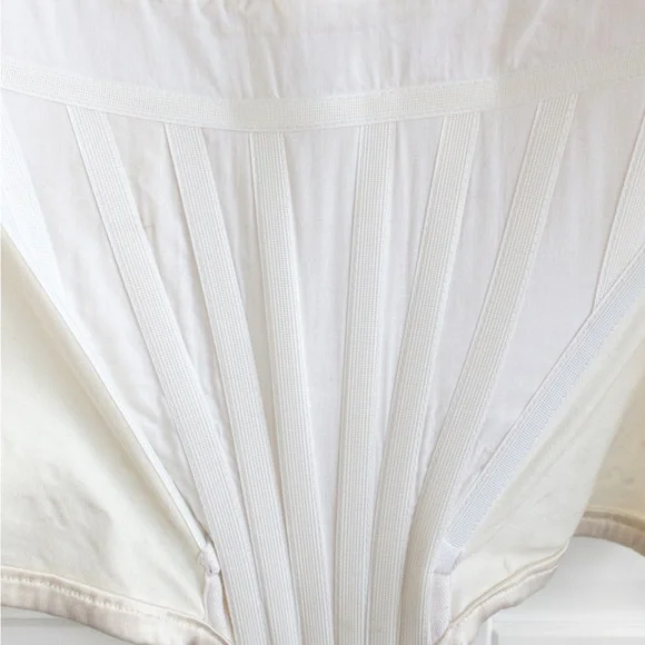 Iconic Vivienne Westwood Vintage F/W 1991 White Gold Boulle Satin 90s Corset Top - Picture 16 of 16